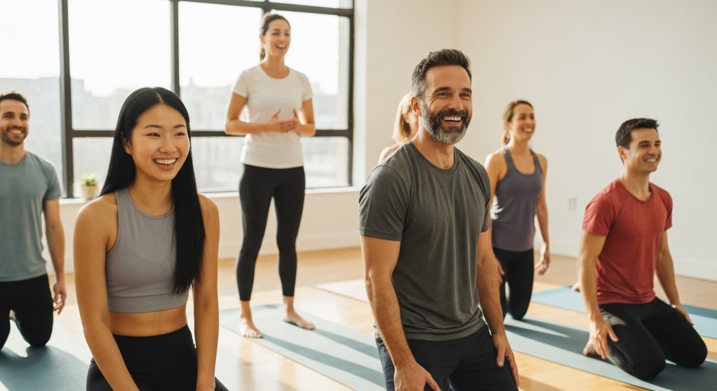 Coach sportif satisfait